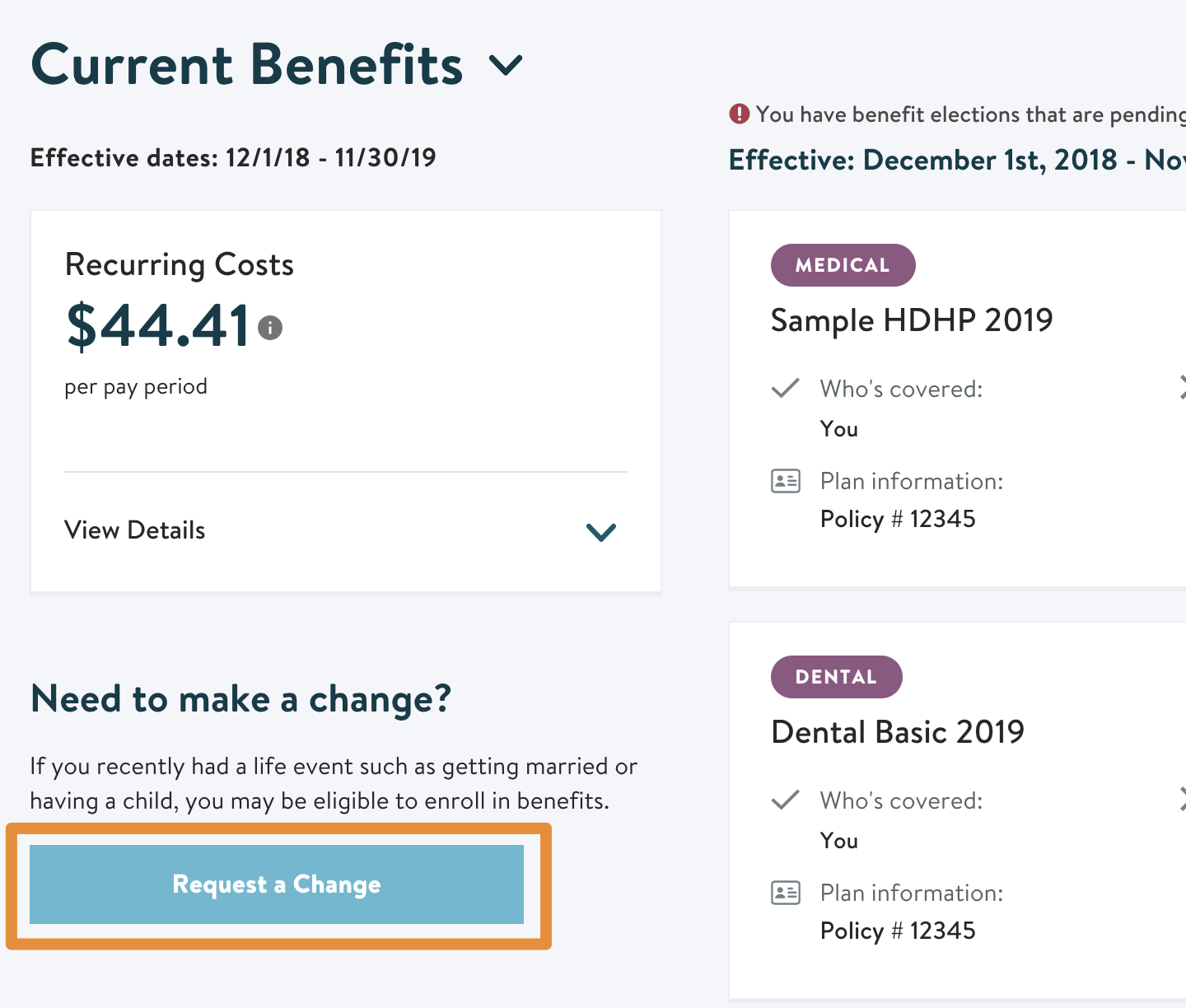 Update your information and benefits – Employee Help Center